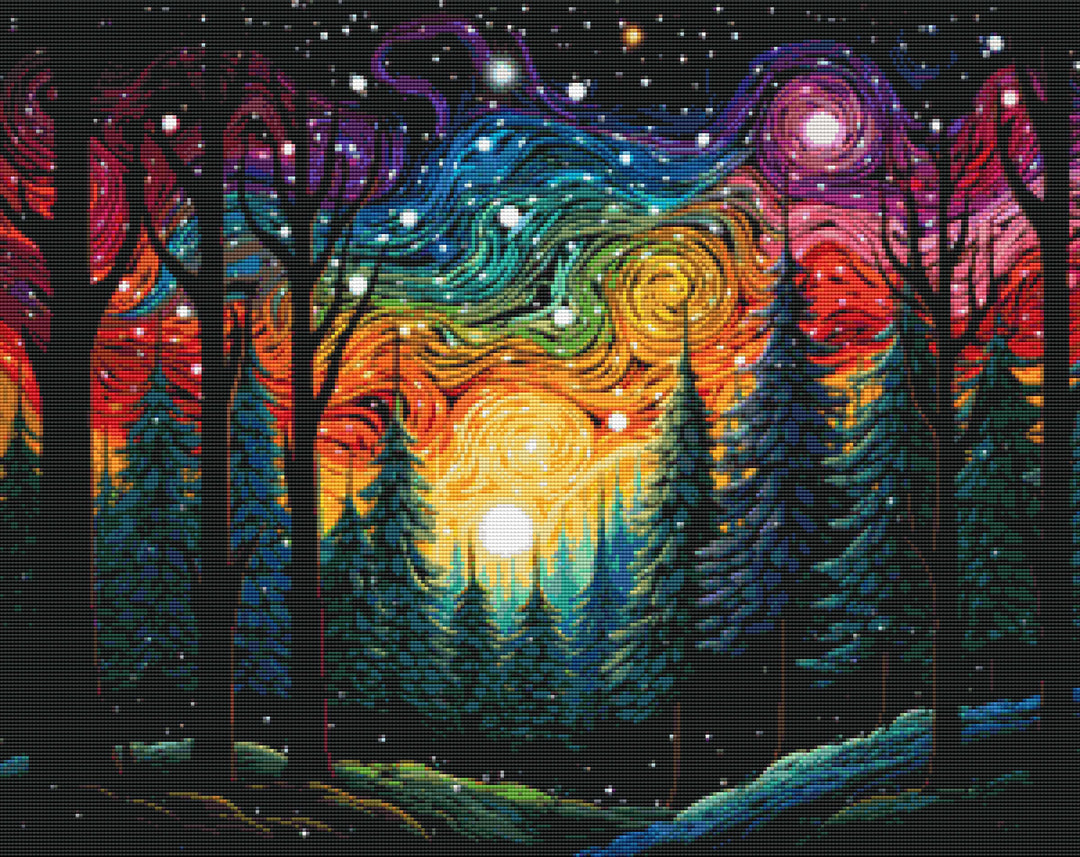 Chromatic Wilderness Diamond Painting Kit