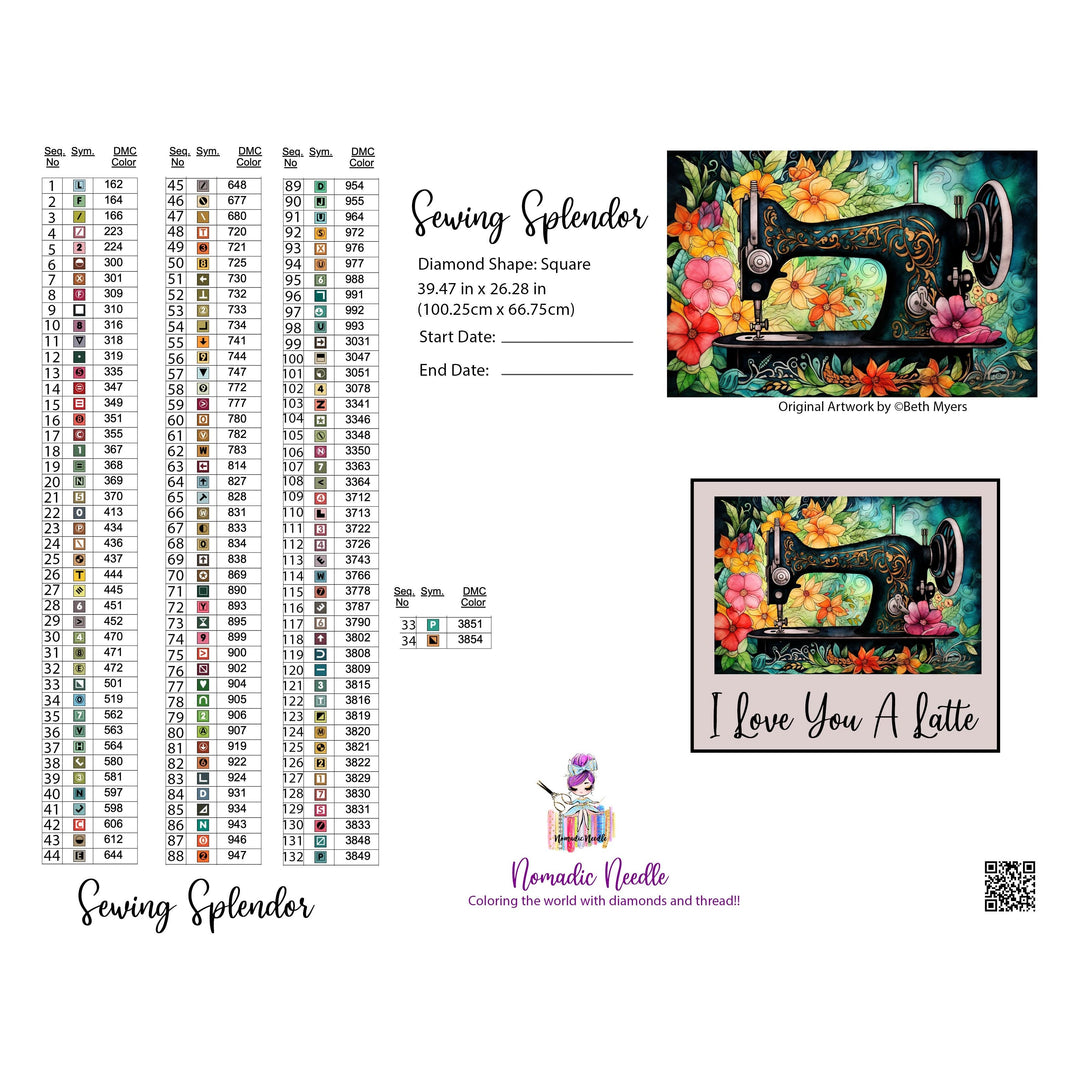 Sewing Splendor Diamond Painting Kit