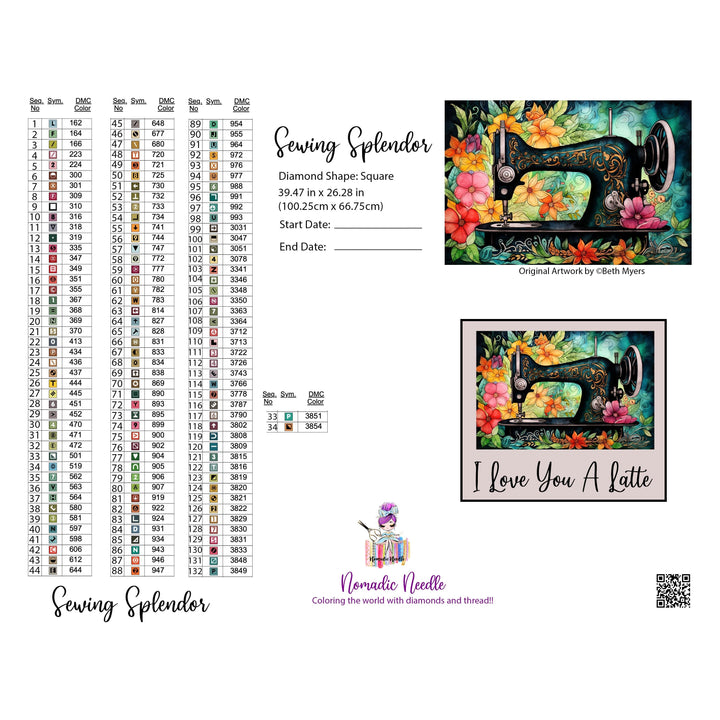 Sewing Splendor Diamond Painting Kit